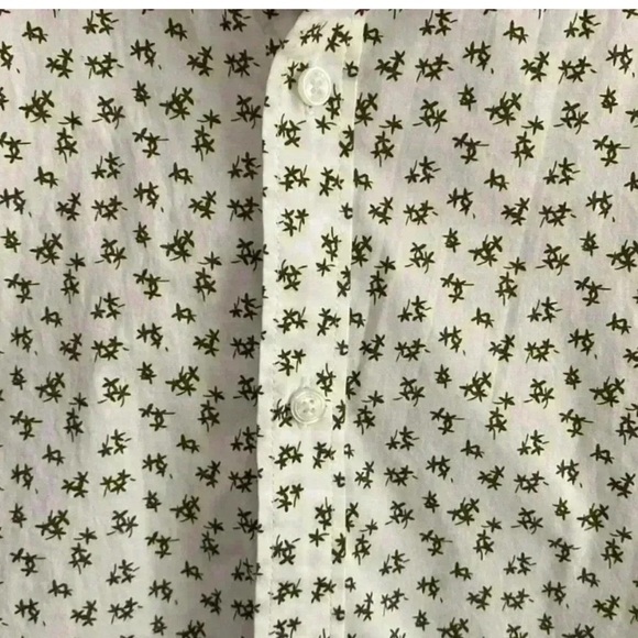 Michael Kors White Shirt with Black Pattern - Picture 3 of 5